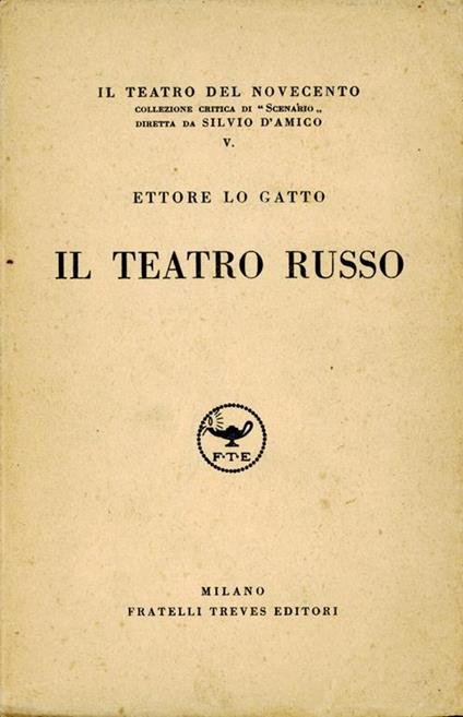 Il teatro russo - Ettore Lo Gatto - copertina