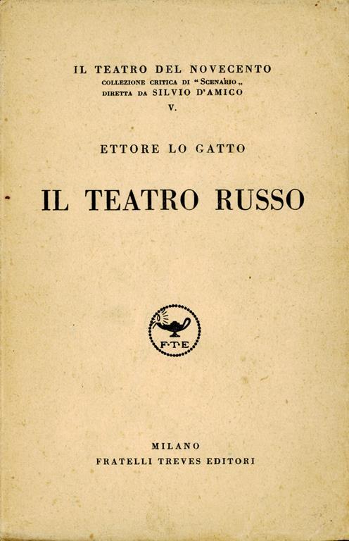 Il teatro russo - Ettore Lo Gatto - copertina