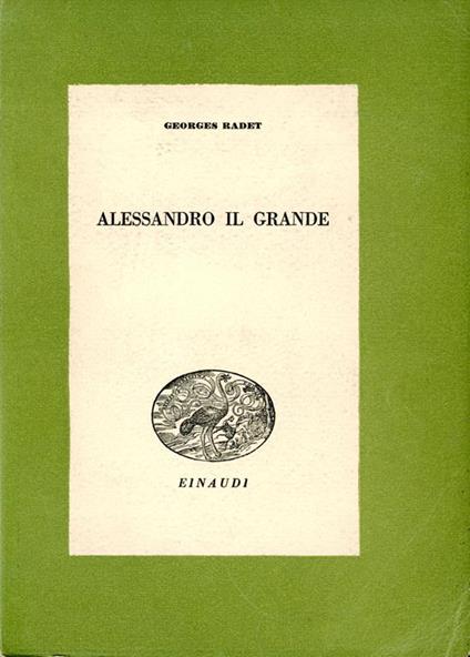 Alessandro il Grande - Georges Radet - copertina