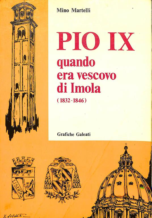 Pio IX quando era vescovo di Imola (1832-1846) - copertina