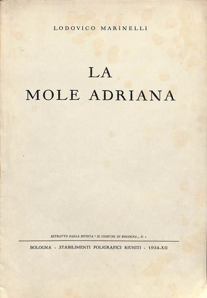 La Mole Adriana - copertina