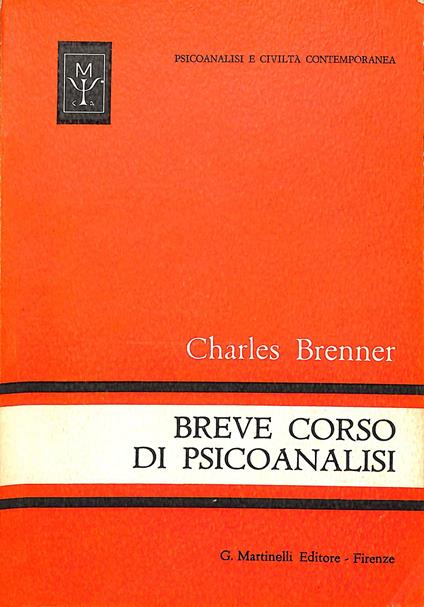 Breve corso di psicoanalisi - Charles Brenner - copertina