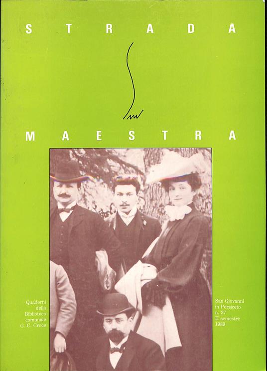 Strada maestra n. 27 (1989) - copertina