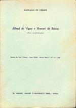 Alfred De Vigny e Honore de Balzac (note complementari)
