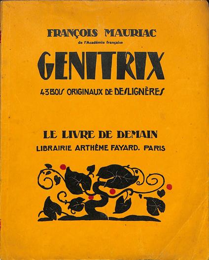 Genitrix - François Mauriac - copertina