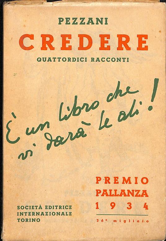 Credere : quattordici racconti - Renzo Pezzani - copertina