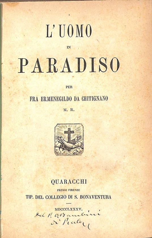 L' uomo in paradiso - copertina