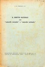 Il diritto naturale come 