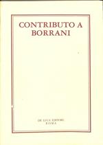 Contributo a Borrani