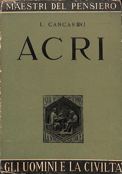 Acri - Itala Cancarini - copertina