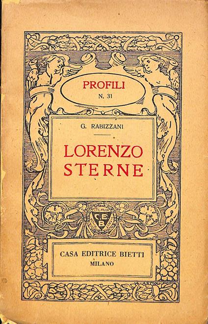 Lorenzo sterne - Giovanni Rabizzani - copertina