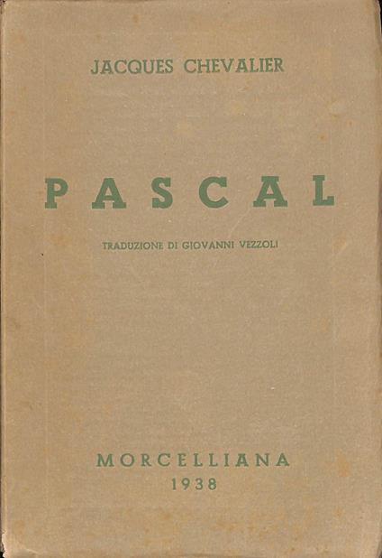 Pascal - Jacques Chevalier - copertina