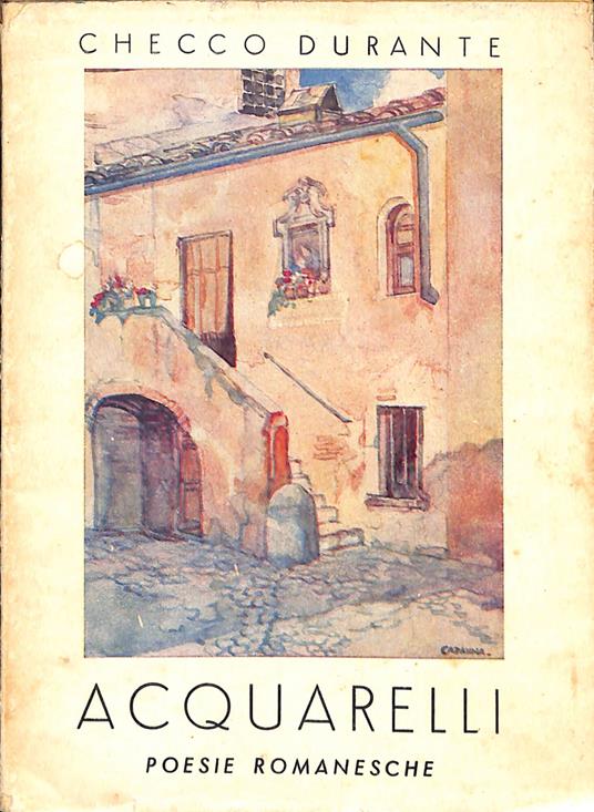 Acquarelli : poesie romanesche - Checco Durante - copertina