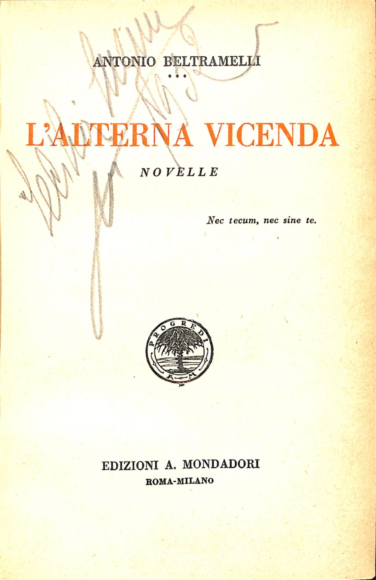 L' alterna vicenda : novelle