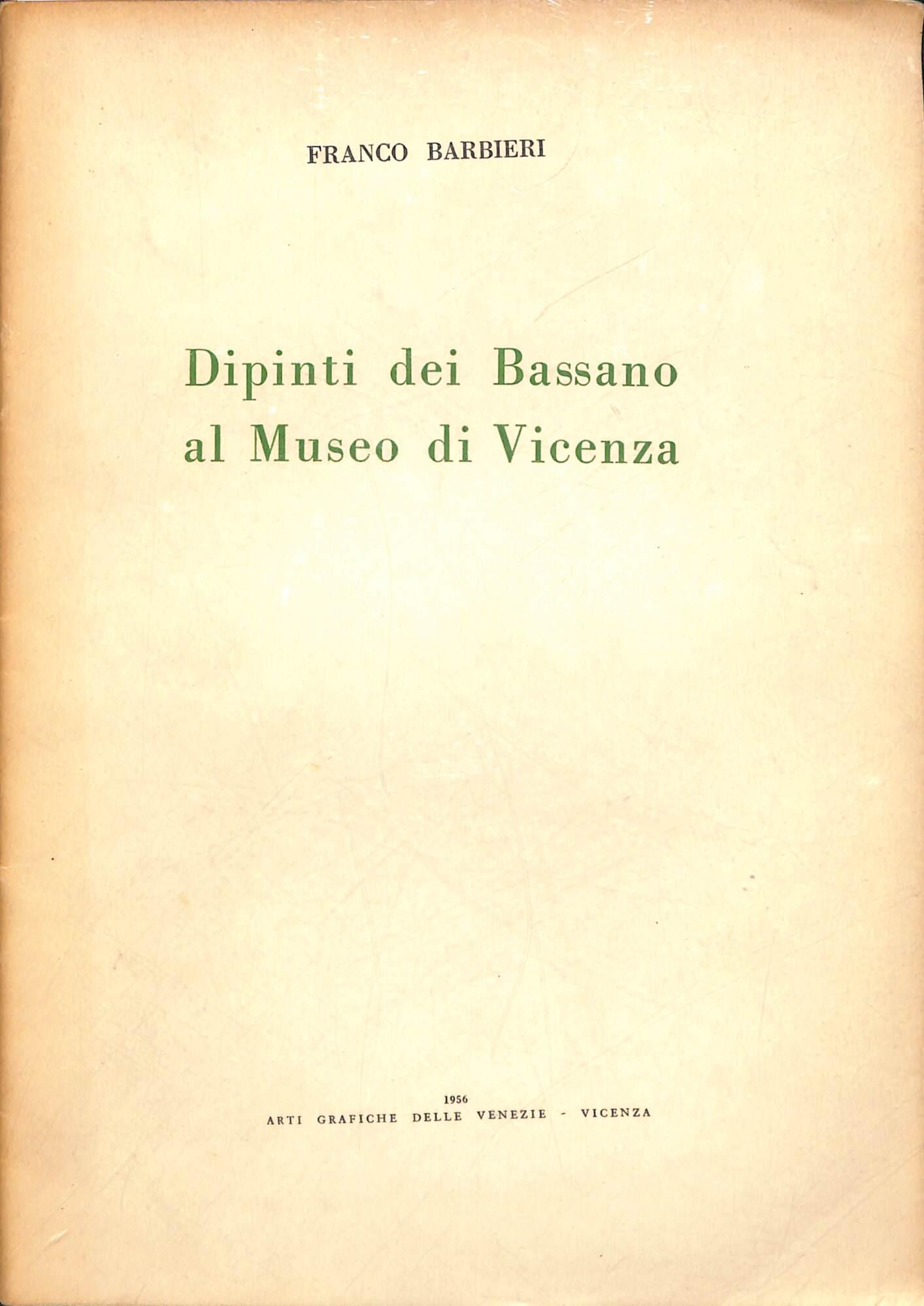 Dipinti dei Bassano al museo di Vicenza
