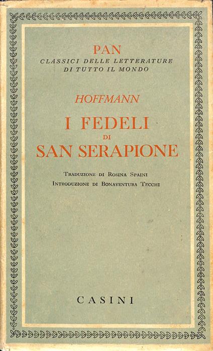 I fedeli di San Serapione - copertina