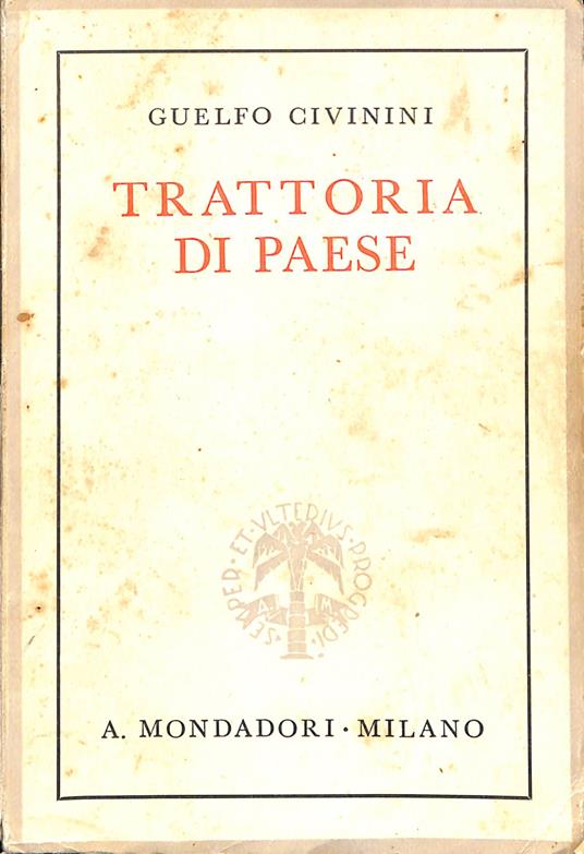Trattoria di paese - Guelfo Civinini - copertina