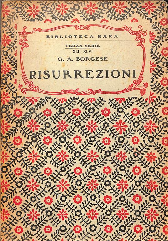 Risurrezioni - copertina