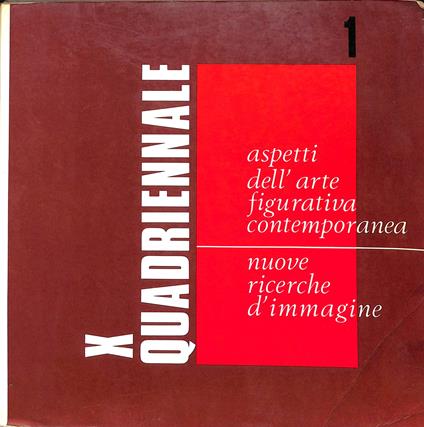 X quadriennale nazionale d'arte - copertina