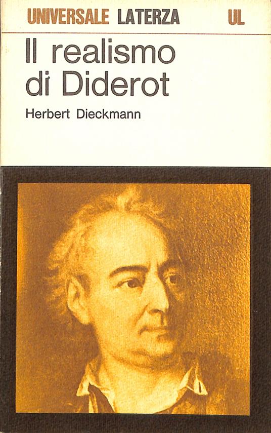 Il realismo di Diderot - Herbert Dieckmann - copertina
