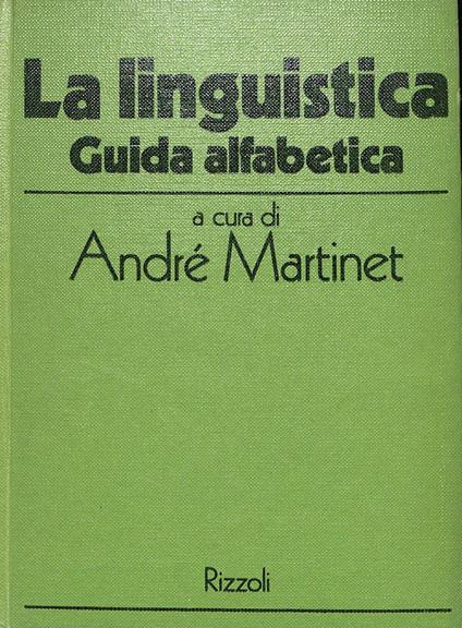 La linguistica - copertina