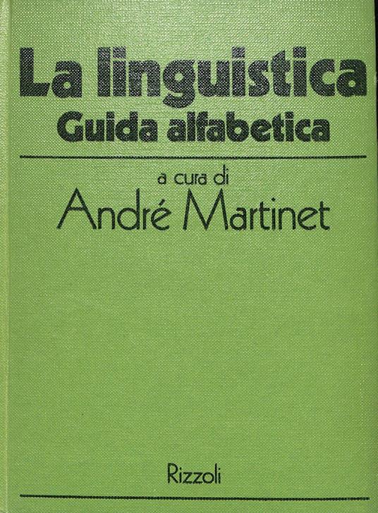 La linguistica - copertina