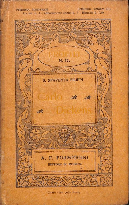 Carlo Dickens - Silvio Spaventa Filippi - copertina