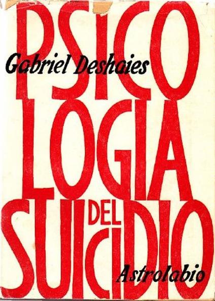 Psicologia del suicidio - copertina