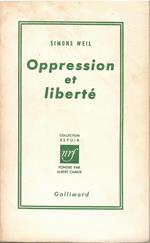 Oppression et liberté
