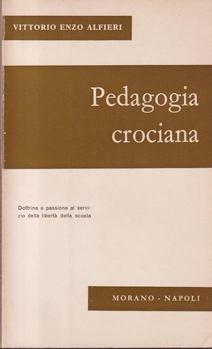pedagogia crociana - copertina