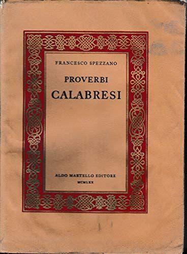Proverbi calabresi - copertina