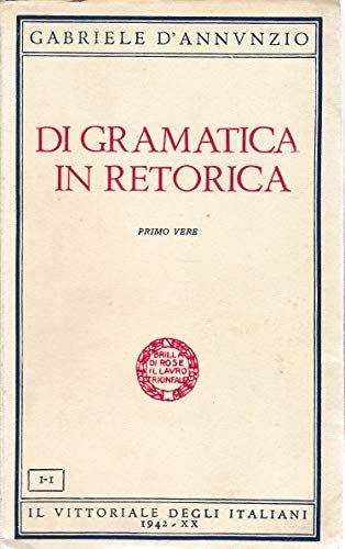 Di gramatica in retorica - copertina