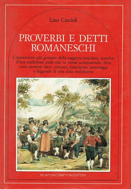 PROVERBI E DETTI ROMANESCHI - copertina