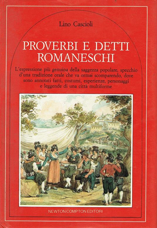 PROVERBI E DETTI ROMANESCHI - copertina