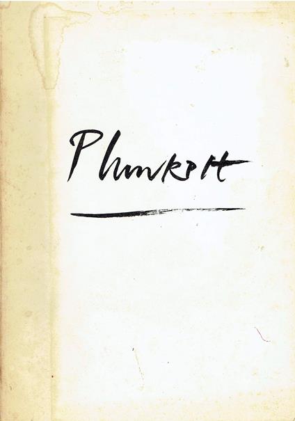 MOSTRA. E.C.PLUNKETT. OPERE 1967-74. TESTO DI G.C.ARGAN - copertina