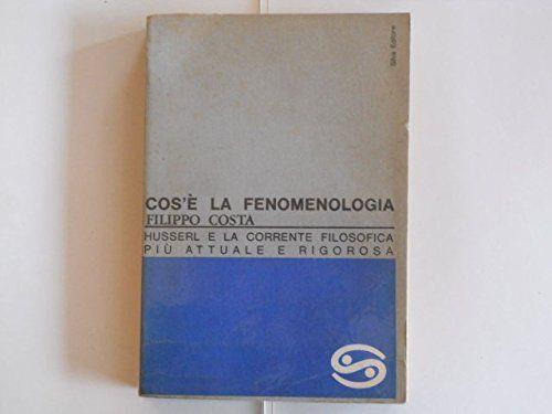 Cos'e' la fenomenologia - copertina