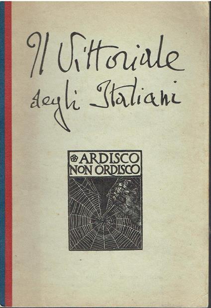 Il vittoriale degli italiani. Breve guida. Seconda edizione - copertina