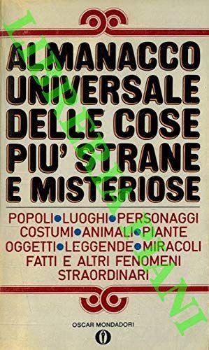 Almanacco universale delle cose piu' strane e misteriose - copertina