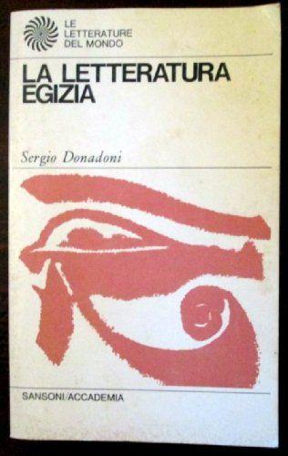 La letteratura egizia - copertina