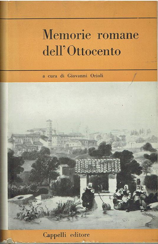 Memorie romane dell'ottocento - copertina