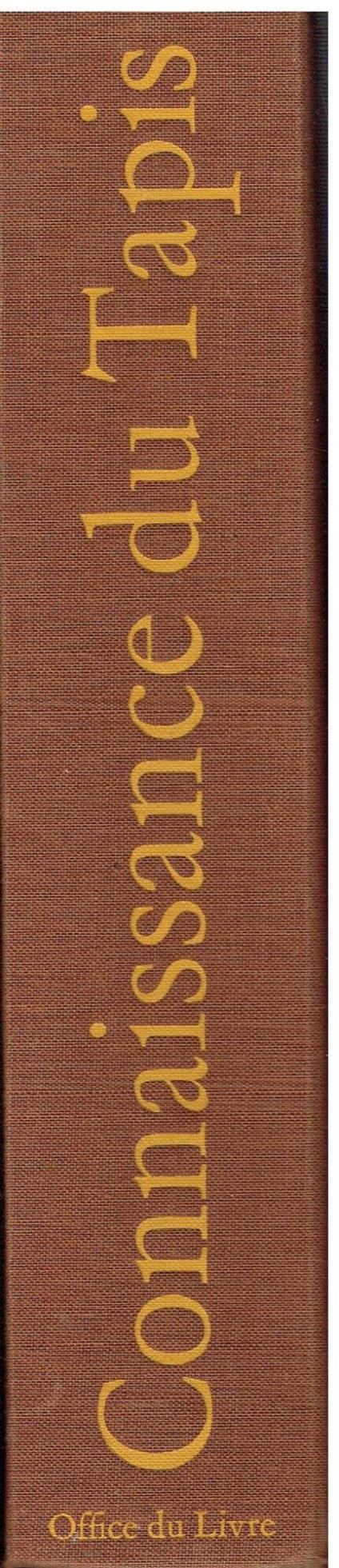 Connaissance du tapis - copertina