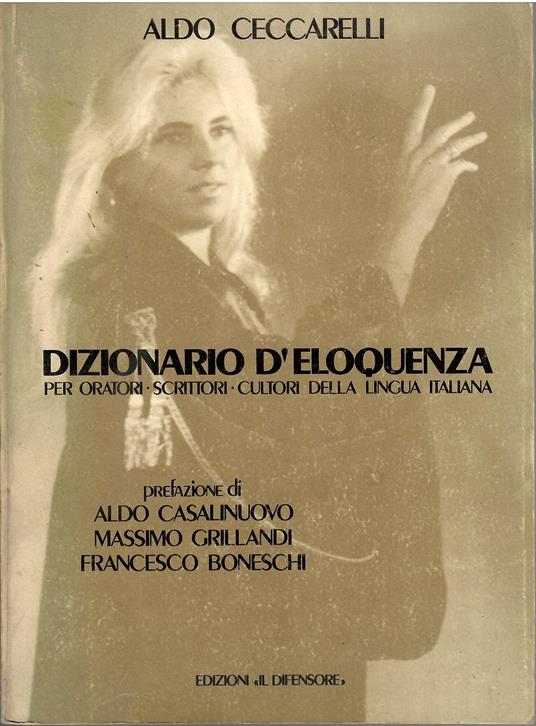 DIZIONARIO D'ELOQUENZA - copertina