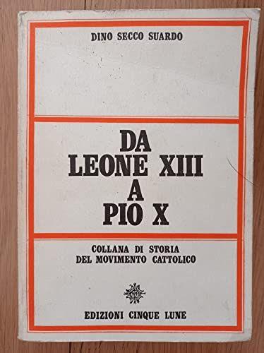 Da Leone XIII a Pio X - copertina