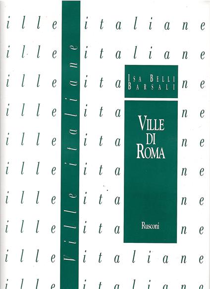 VILLE DI ROMA - copertina