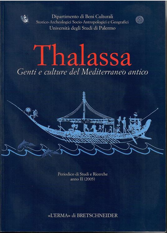 Thalassa. Genti e culture del Mediterraneo antico - copertina