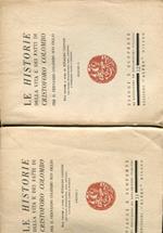 LE HISTORIE DELLA VITA E DEI FATTI DI CRISTOFORO COLOMBO, per D. Fernando Colombo suo figlio (due volumi)