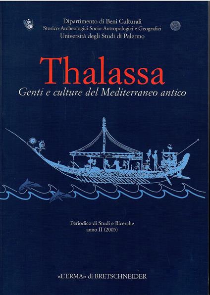 Thalassa. Genti e culture del Mediterraneo antico - copertina