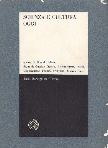 Scienza e cultura oggi - copertina