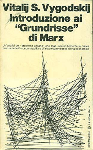 Introduzione ai Grundrisse di Marx - copertina