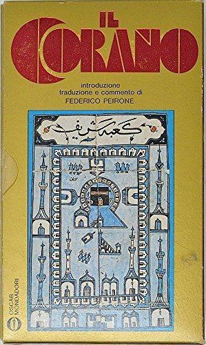 IL CORANO. INTRODUZIONE, TRADUZIONE E COMMENTO DI FEDERICO PEIRONE - copertina